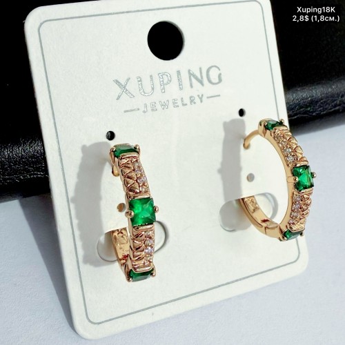 Сережки Xuping18К 20393 (1,8см)